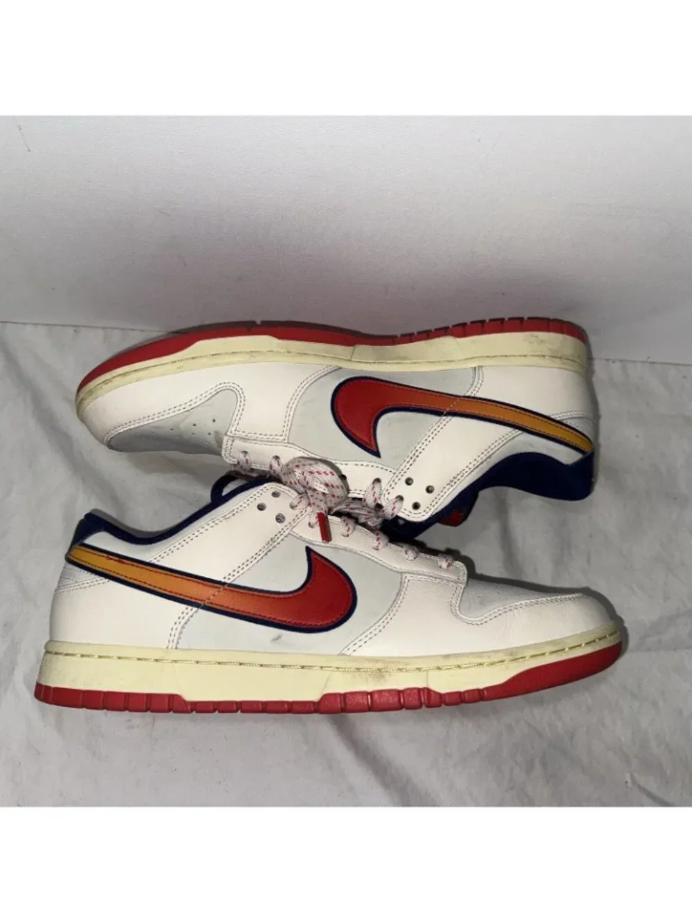 Nike Dunk Low Retro Pack HV5749-110 White Red Blue Men’s Size 11.5